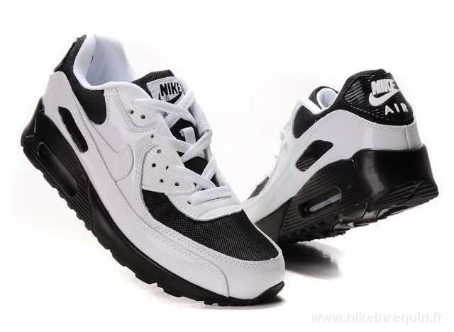 noir blanc nike air max 90 chaussures (2)